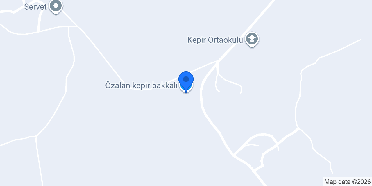 Özalan kepir bakkalı konumu