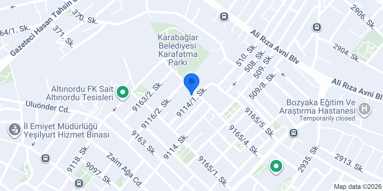 İzmir Özel Okul - Delta Koleji konumu