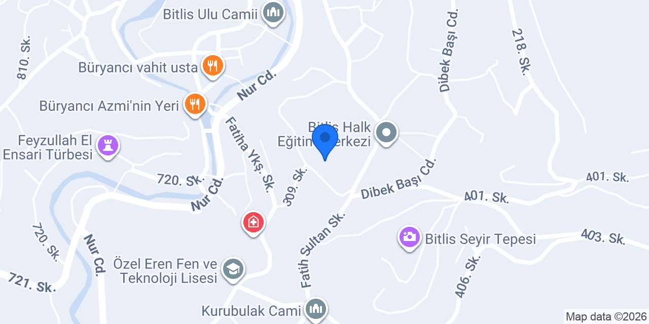 Grand Yüksel Otel konumu