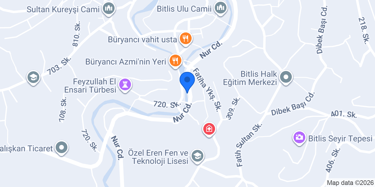 Hüsnü Solmaz Sigorta - Allianz Yetkili Acentesi - Bitlis konumu
