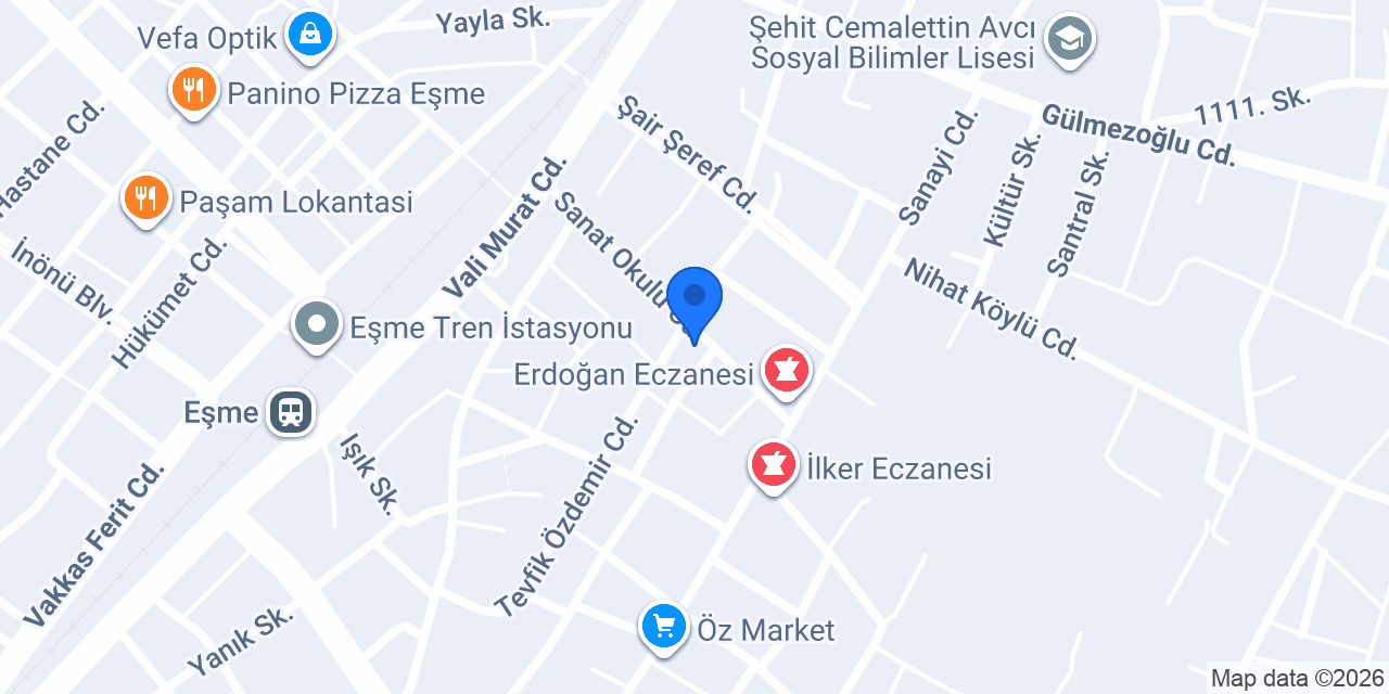 EŞME KAMPÜS ERKEK ÖĞRENCİ YURDU konumu