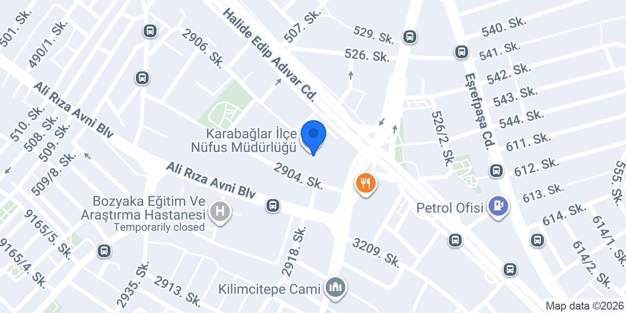 Karabağlar Müftülüğü konumu