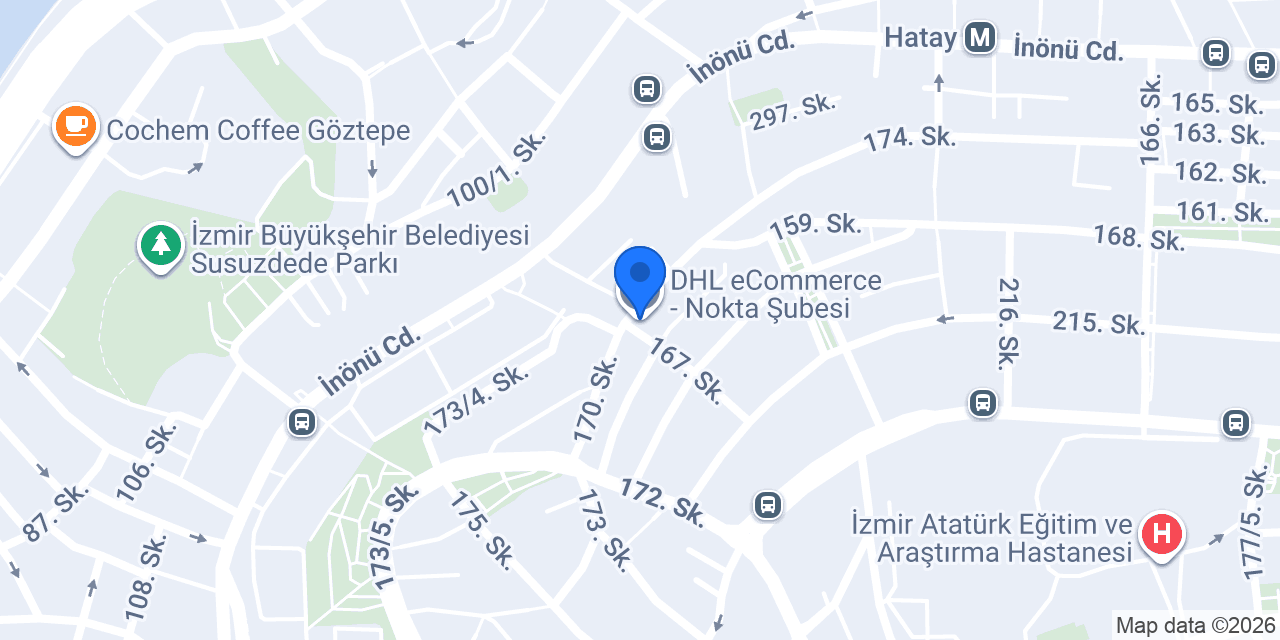 DHL eCommerce - Nokta Şubesi konumu