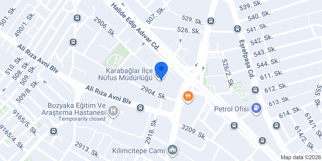 Karabağlar 33 Nolu ASM konumu