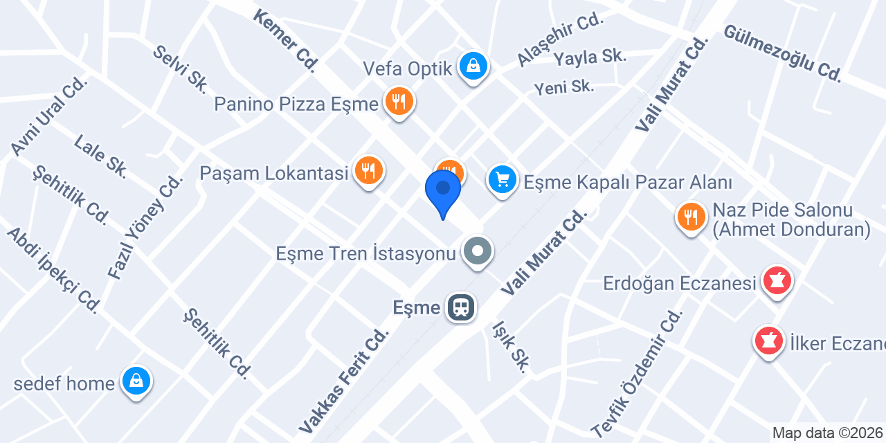 Ziraat Bankası Eşme Şubesi konumu