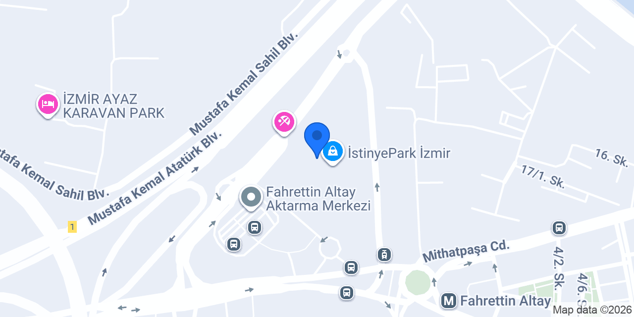 Penguen Kitabevi İstinyePark İzmir konumu