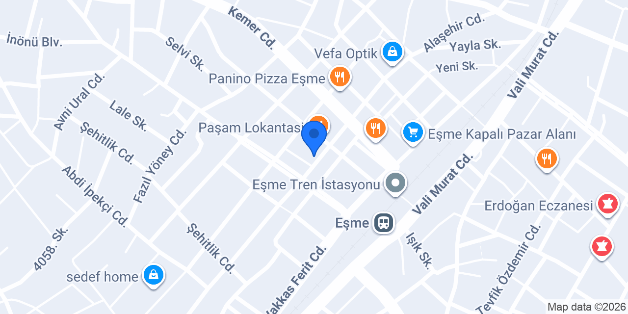 Uşak Emniyet Müdürlüğü konumu