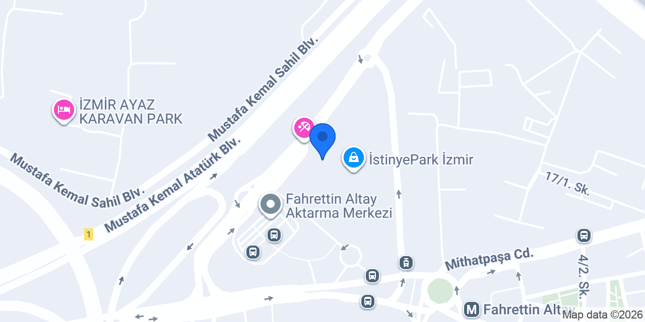 Supplementler.com İstinyePark AVM konumu
