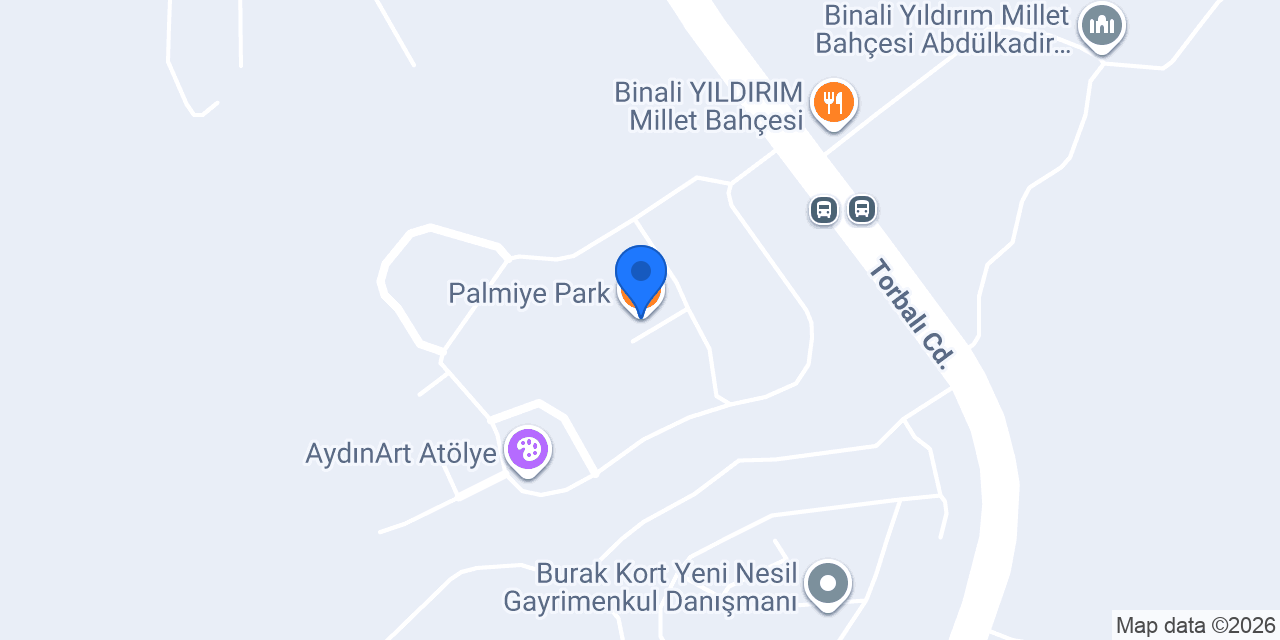 Palmiye Park konumu