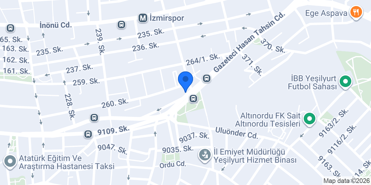 Diş Hekimi Ersin Atinel konumu