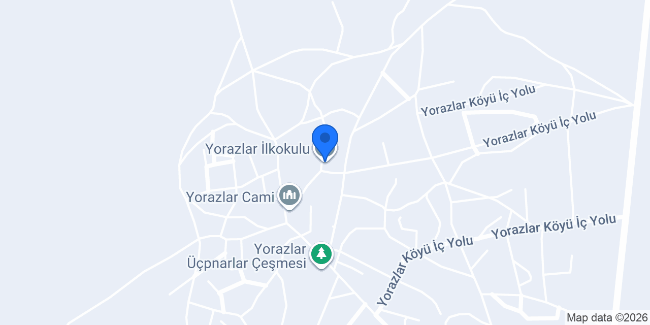 Yorazlar İlkokulu konumu