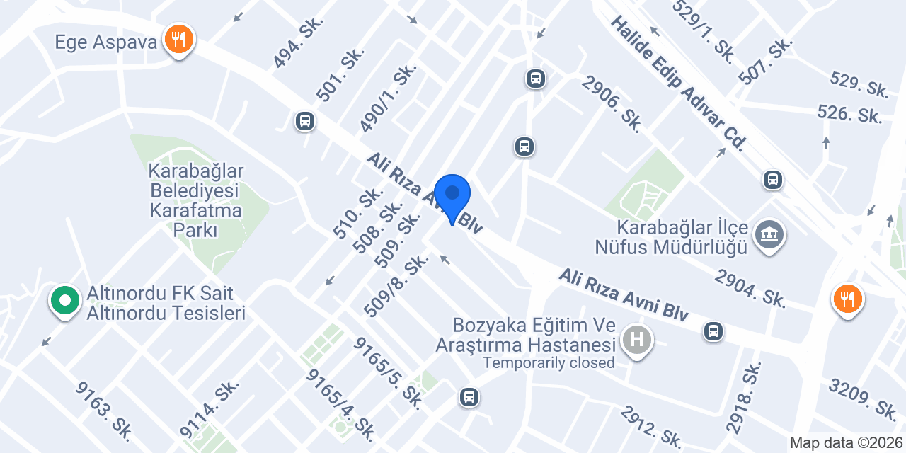 Bade Fırın Cafe konumu