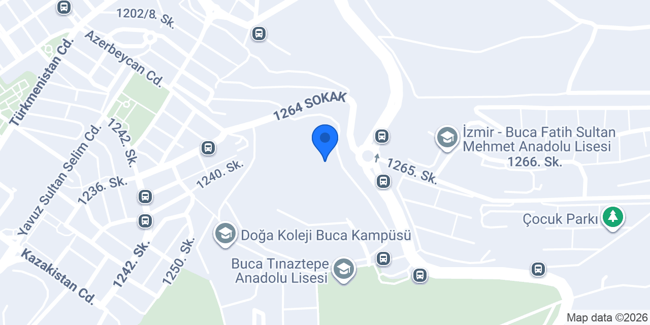 Huzurevi Şube Müdürlüğü konumu