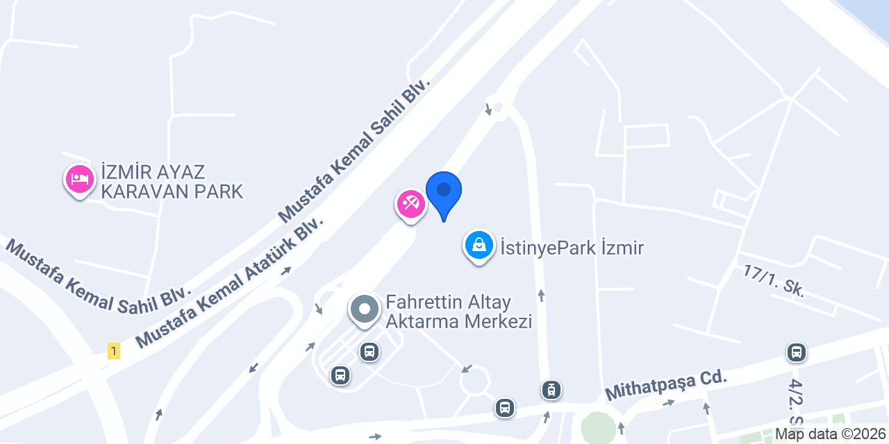 Lime Alaçatı - İstinyePark İzmir konumu