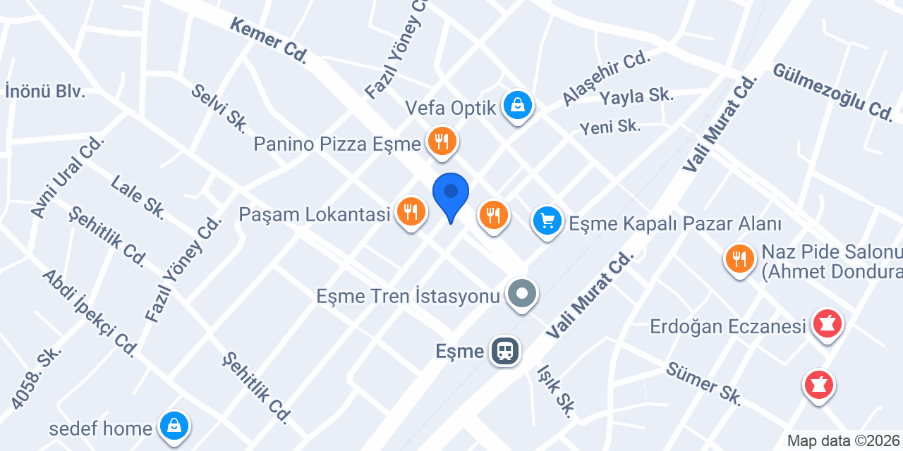 Eşme armoni çiçekçilik konumu