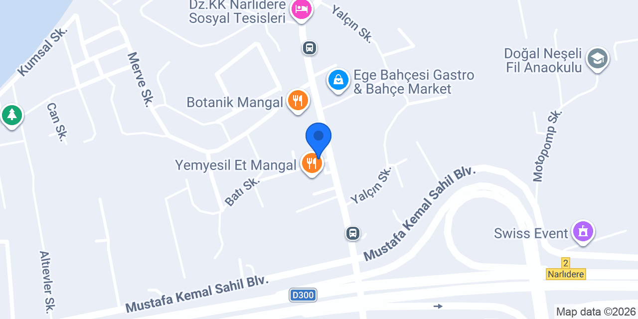 Ebruli Garden konumu