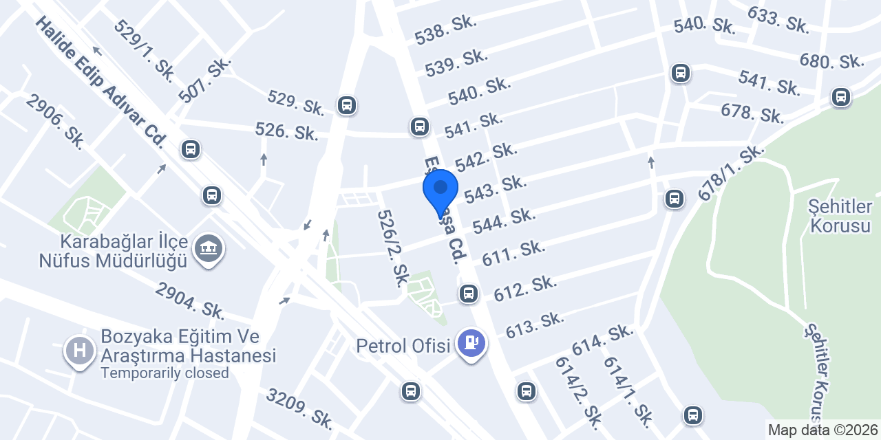 Göknar Mobilya konumu