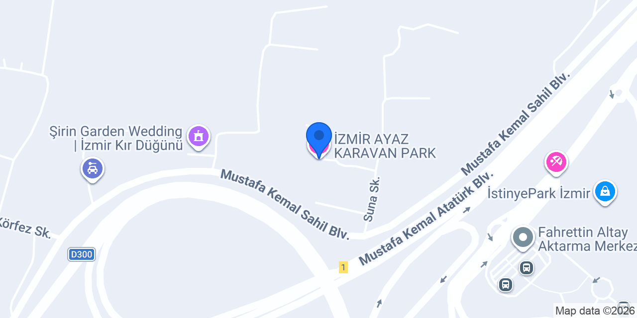 İZMİR AYAZ KARAVAN PARK konumu
