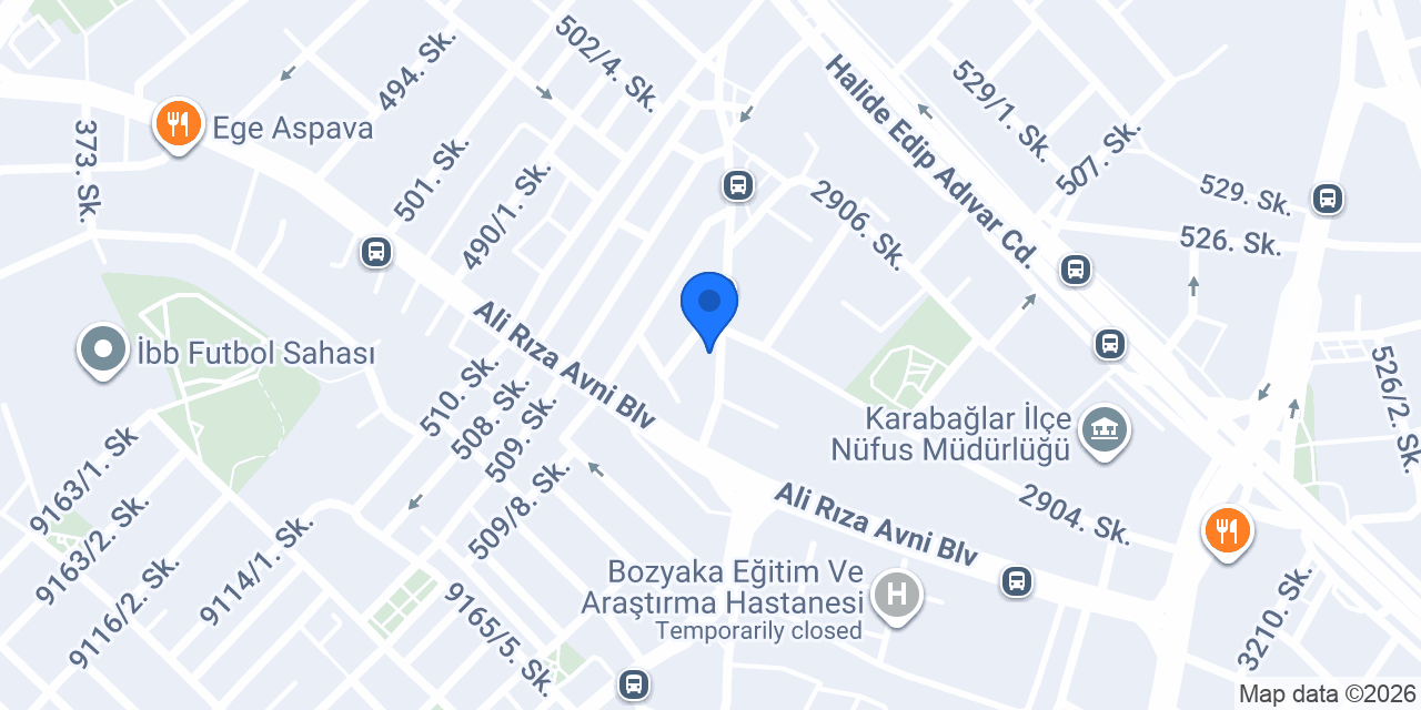 Yakamoz Sürücü Kursu konumu