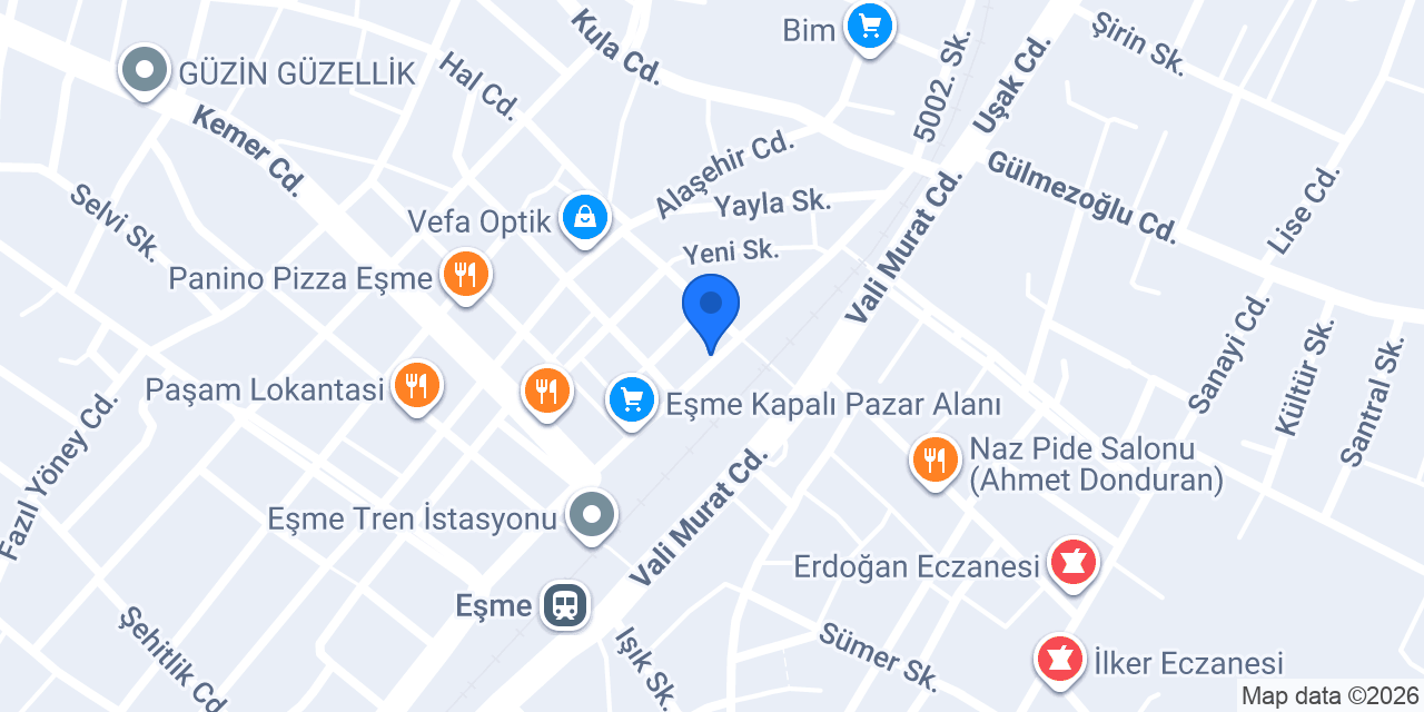 Ege optik konumu