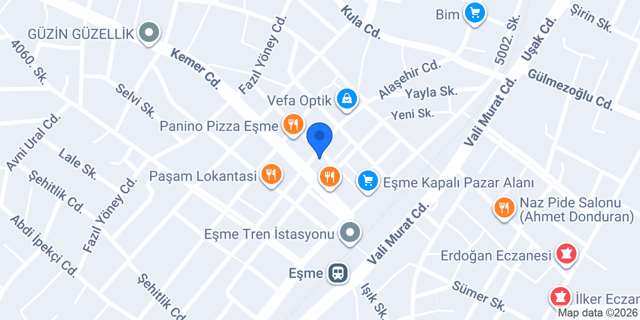 Simpaş Sigorta Eşme Şubesi konumu