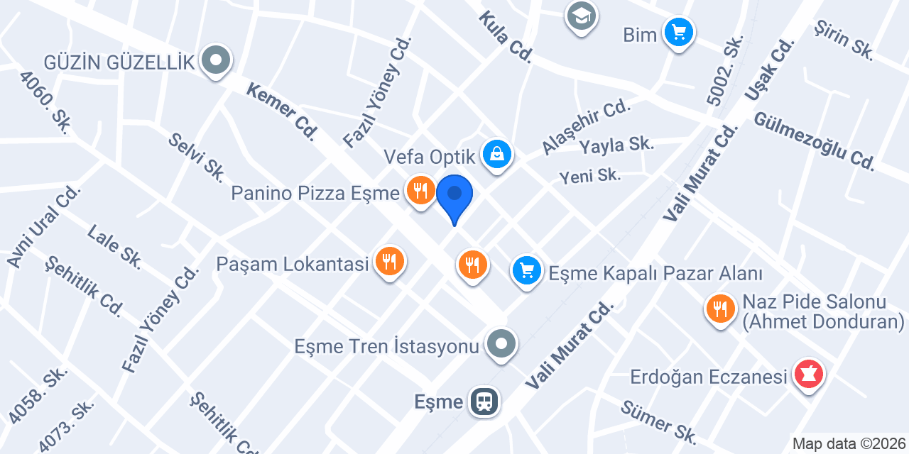 EŞME HEKİMOĞLU EMLAK konumu