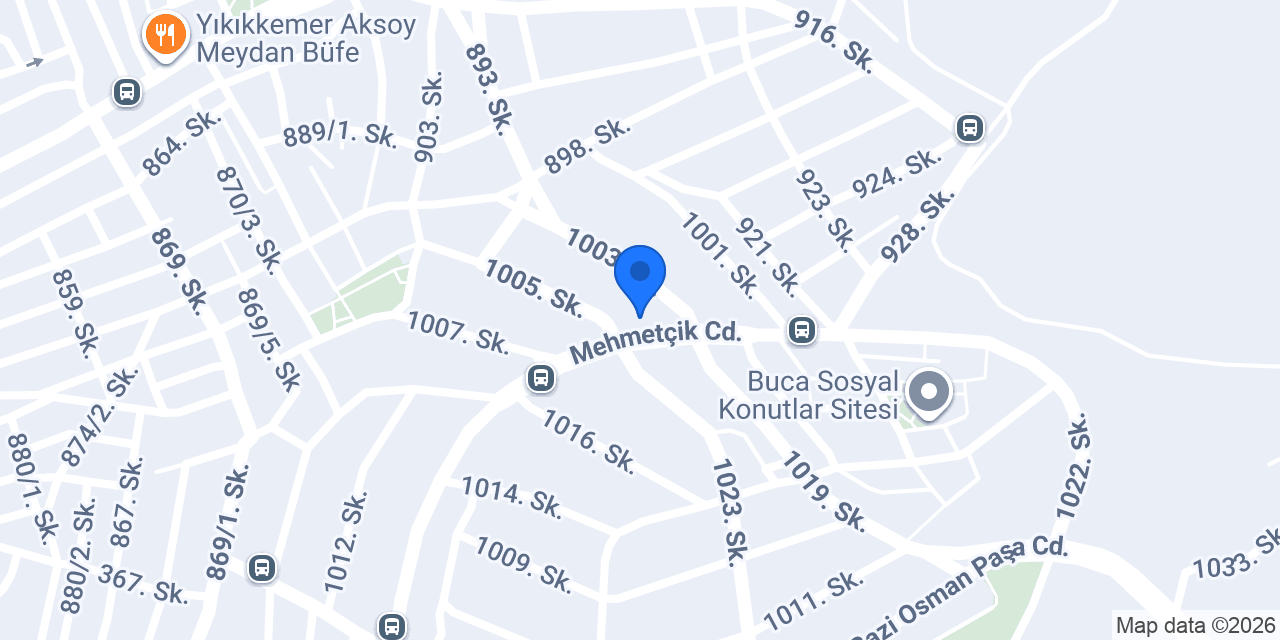 Buca Nazilli pide konumu