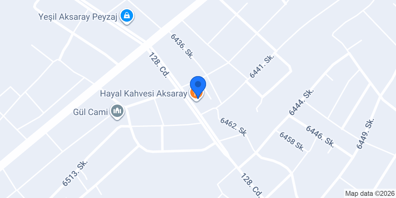 Hayal Kahvesi Aksaray konumu