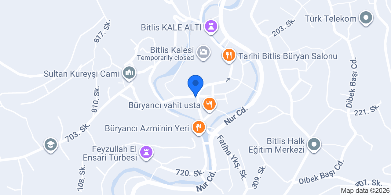 Bitlis Miray kuyumculuk konumu