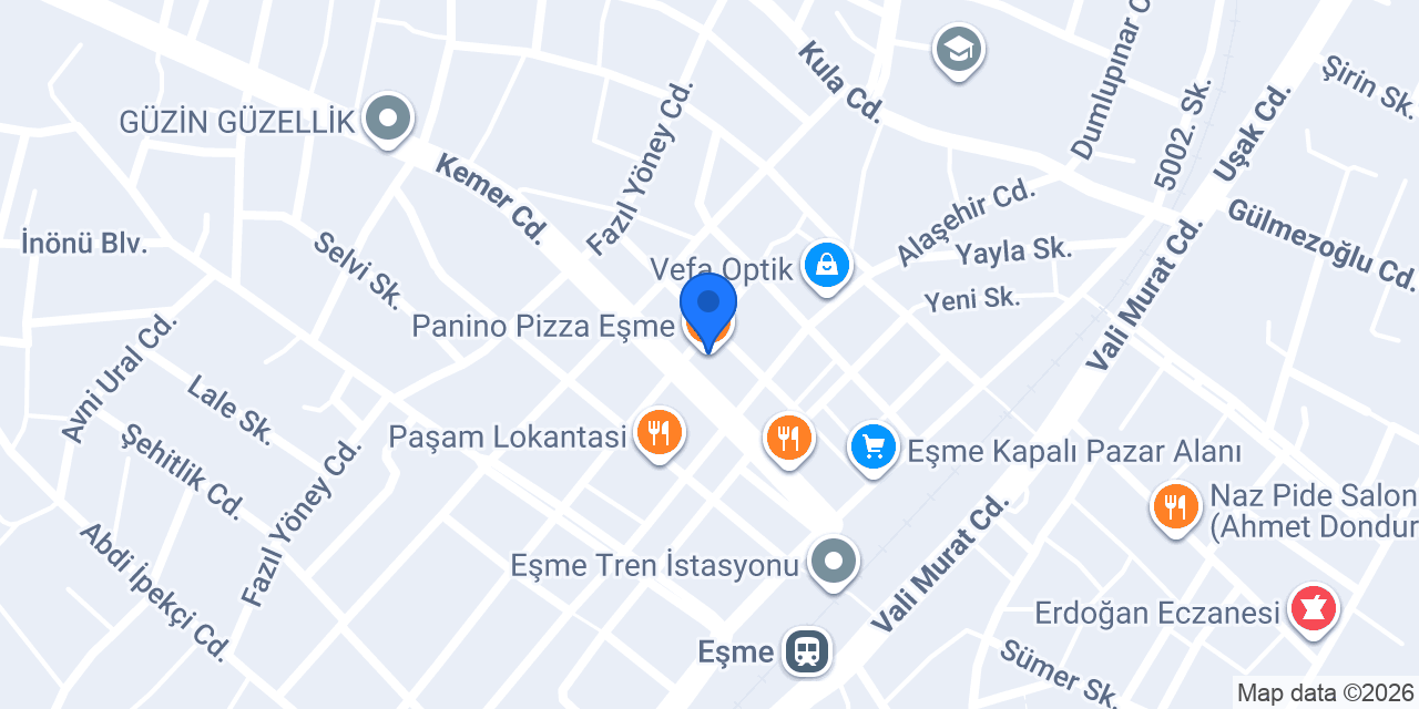 Panino Pizza Eşme konumu
