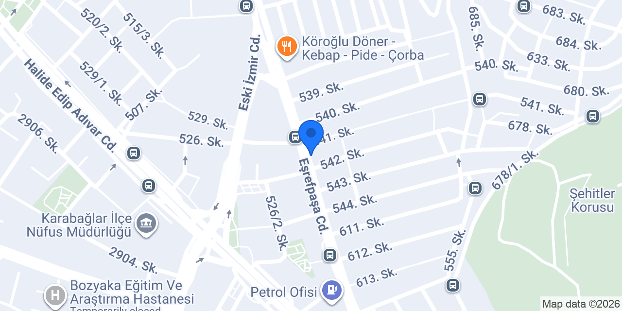 ÖZGE LEZZET DURAĞI konumu