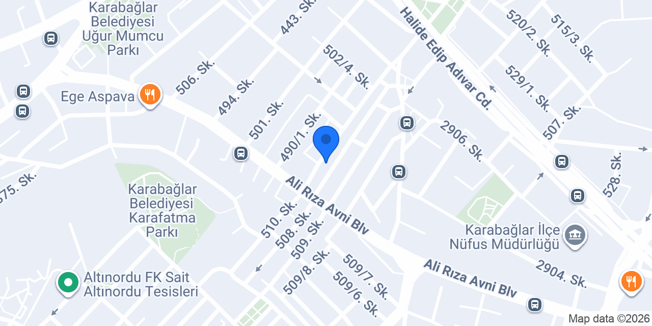 Outlet Ofis Mobilyaları İzmir konumu