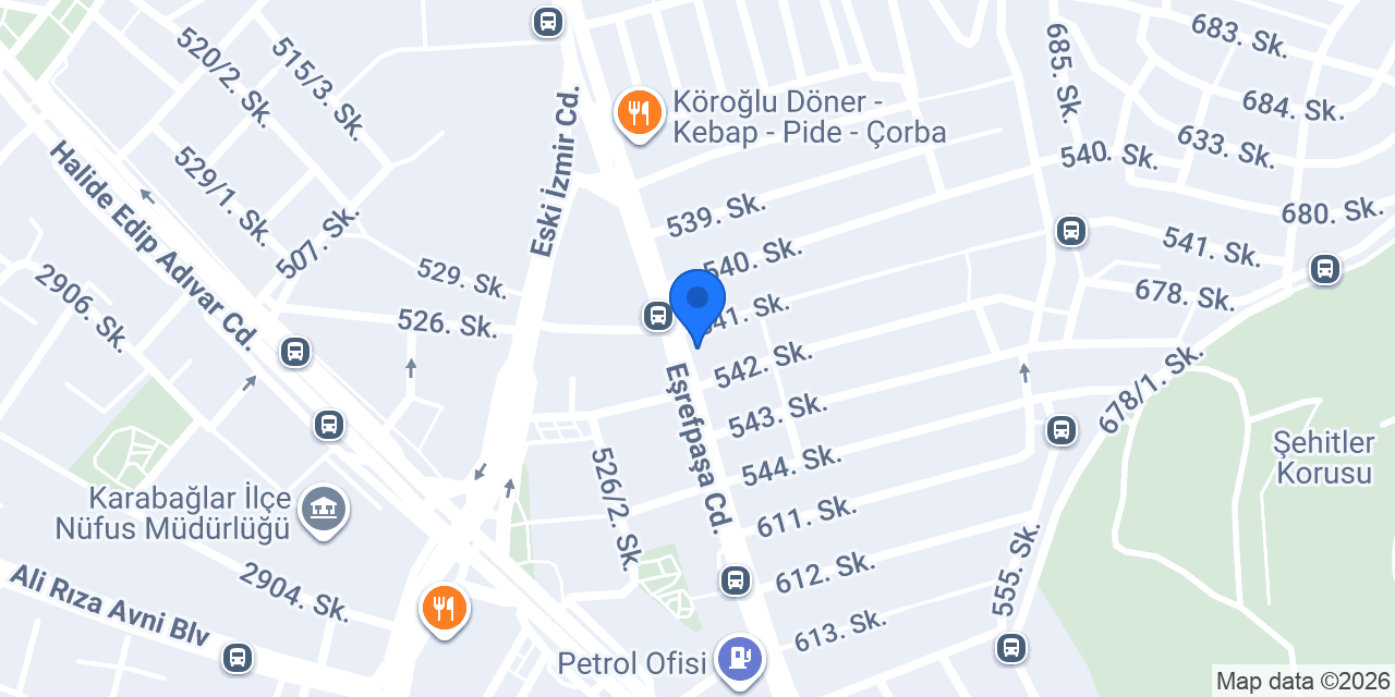 Komagene Alo Paket (Eşrefpaşa Şubesi) konumu