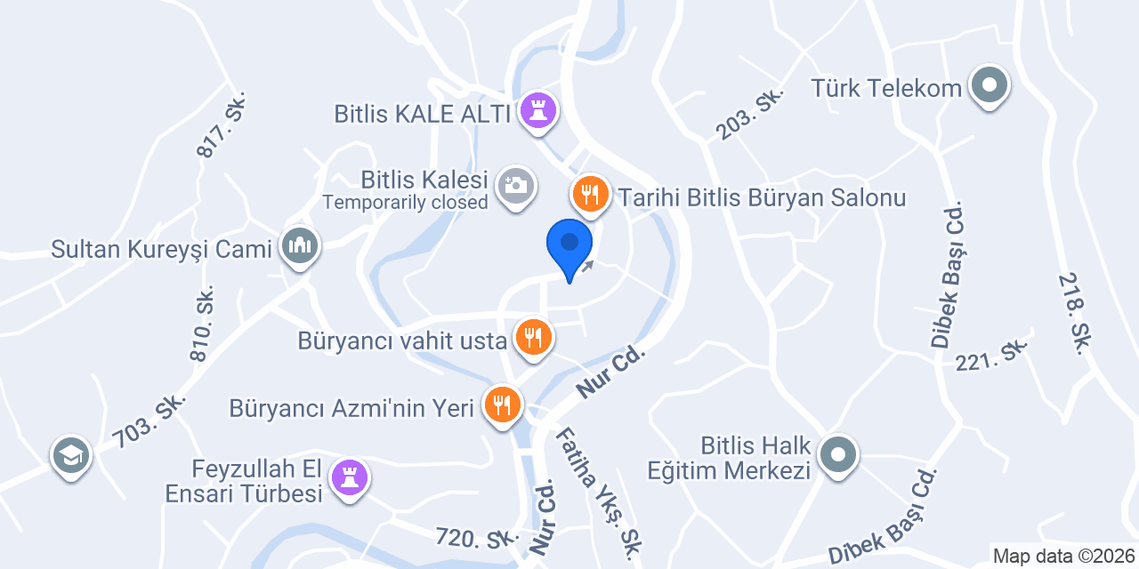VAN VETERİNER HEKİMLERİ ODASI konumu