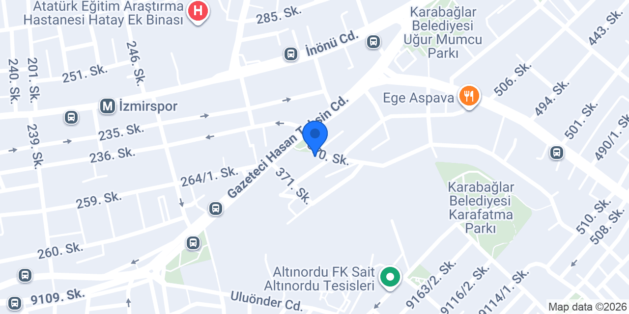 Çağla Veteriner Kliniği konumu