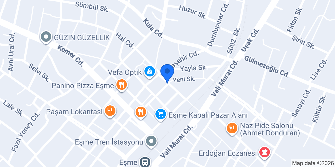 YILMAZ VETERİNER KLİNİĞİ konumu
