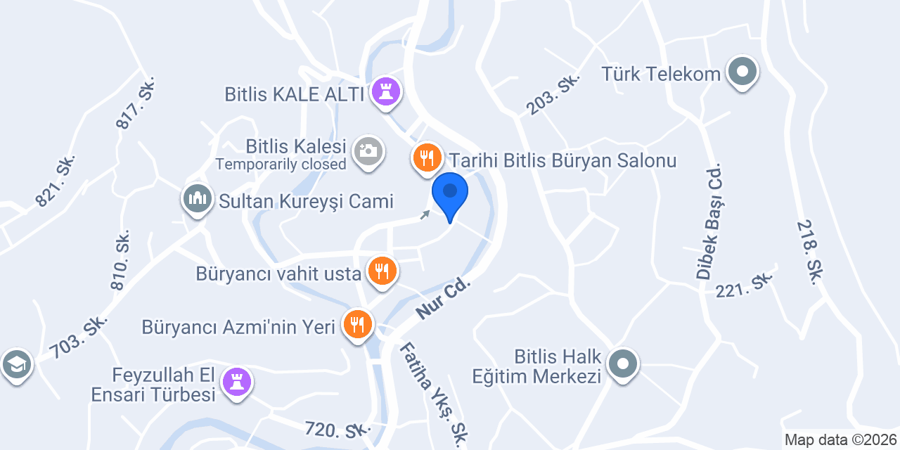 Bitlis Solmaz Turizm Seyehat Acentesi konumu