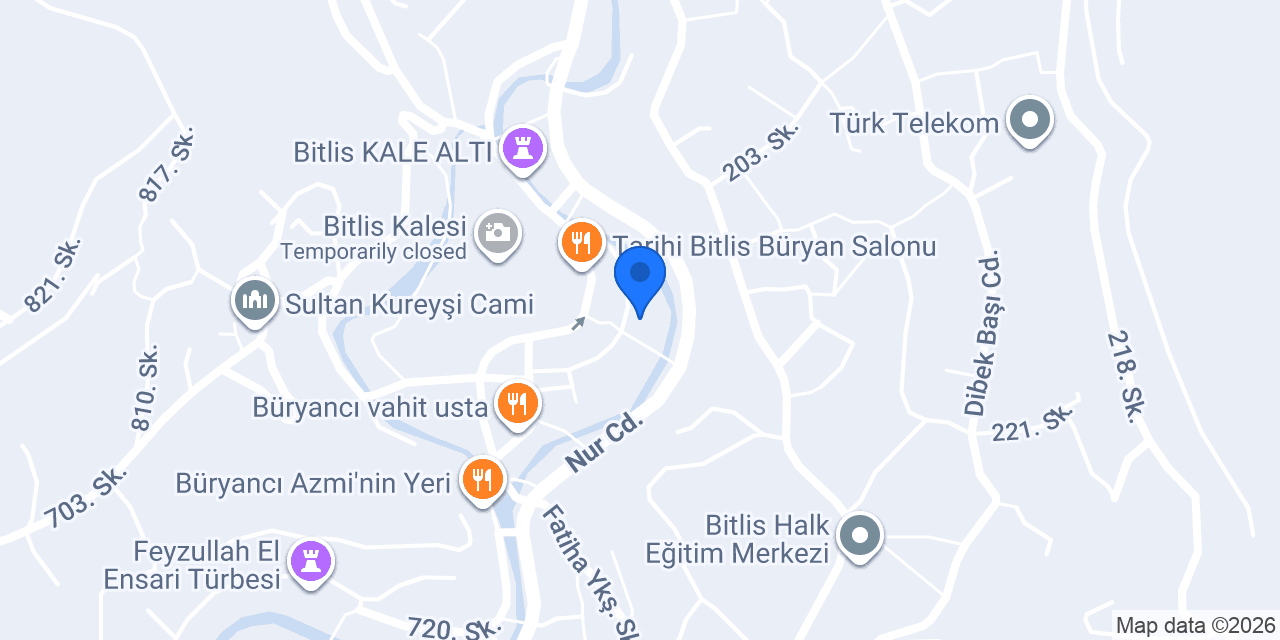 BİTLİS YAYLA BALI (ikizler arıcılık) konumu