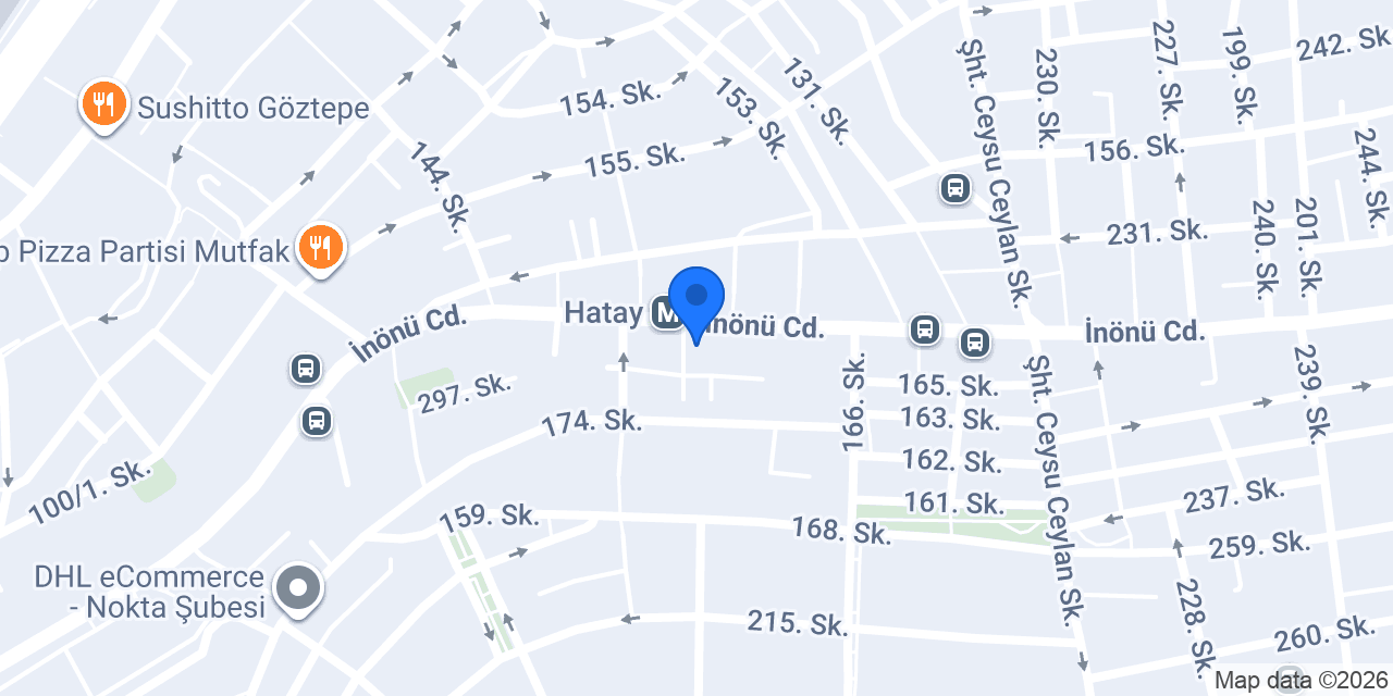 EPA Hatay Cadde konumu
