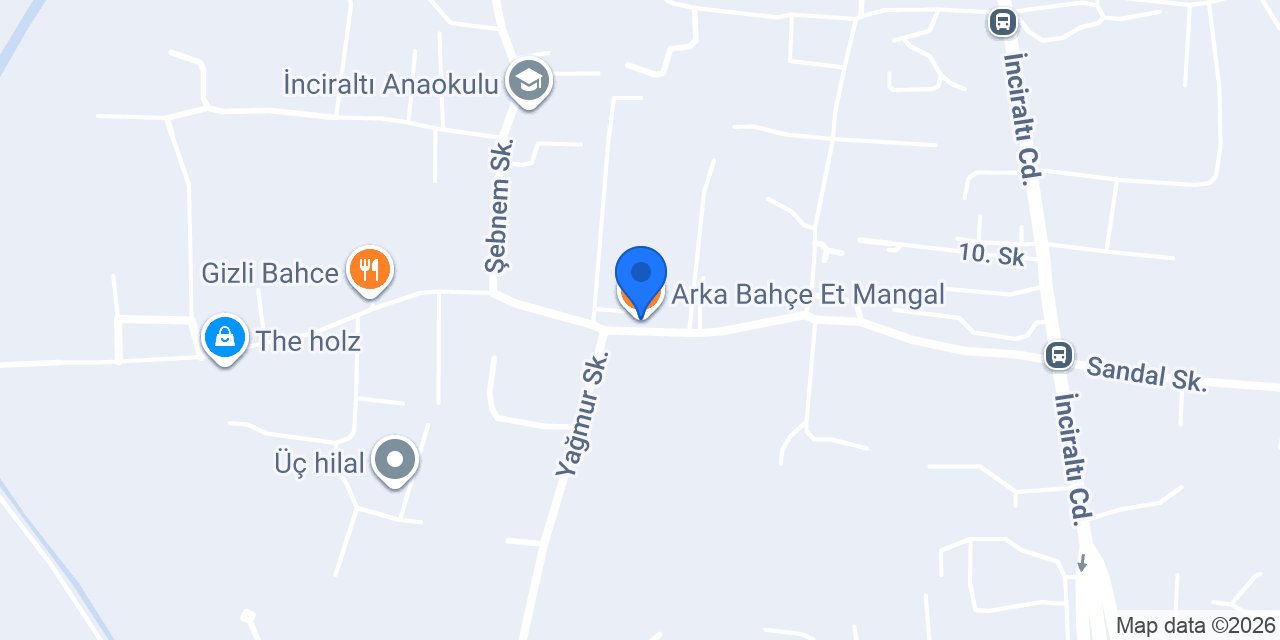 Arka Bahçe Et Mangal konumu