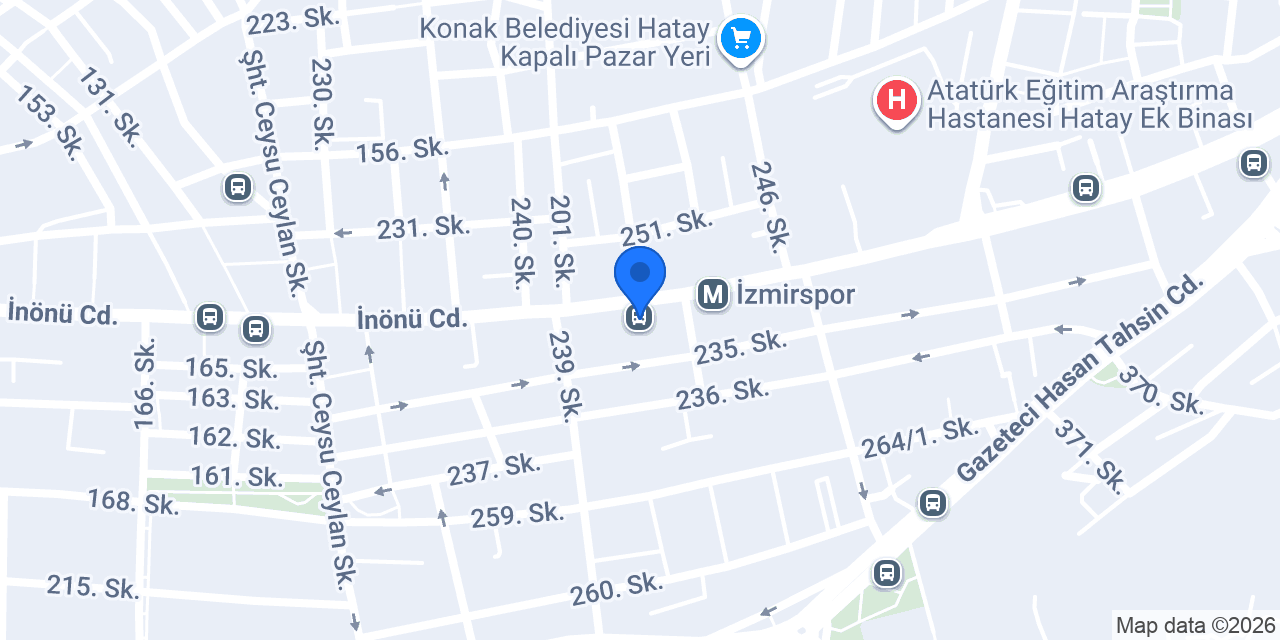 Halkbank Hatay Şubesi konumu