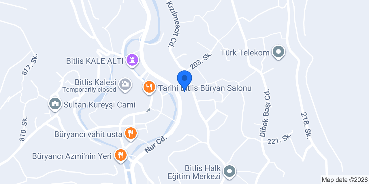 Durgunlu Mobilya - Bitlis Mobilya konumu