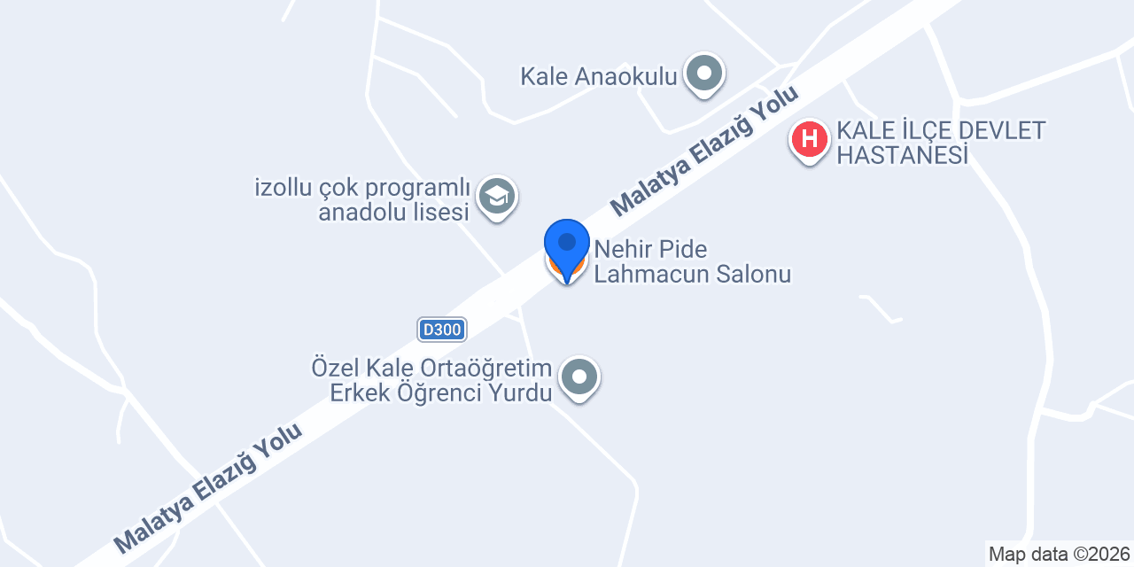 Nehir Pide Lahmacun Salonu konumu