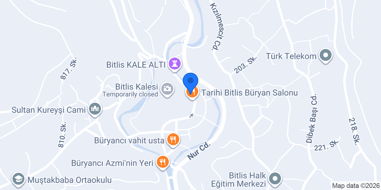 BİTLİS ROYAL CAM BALKON konumu