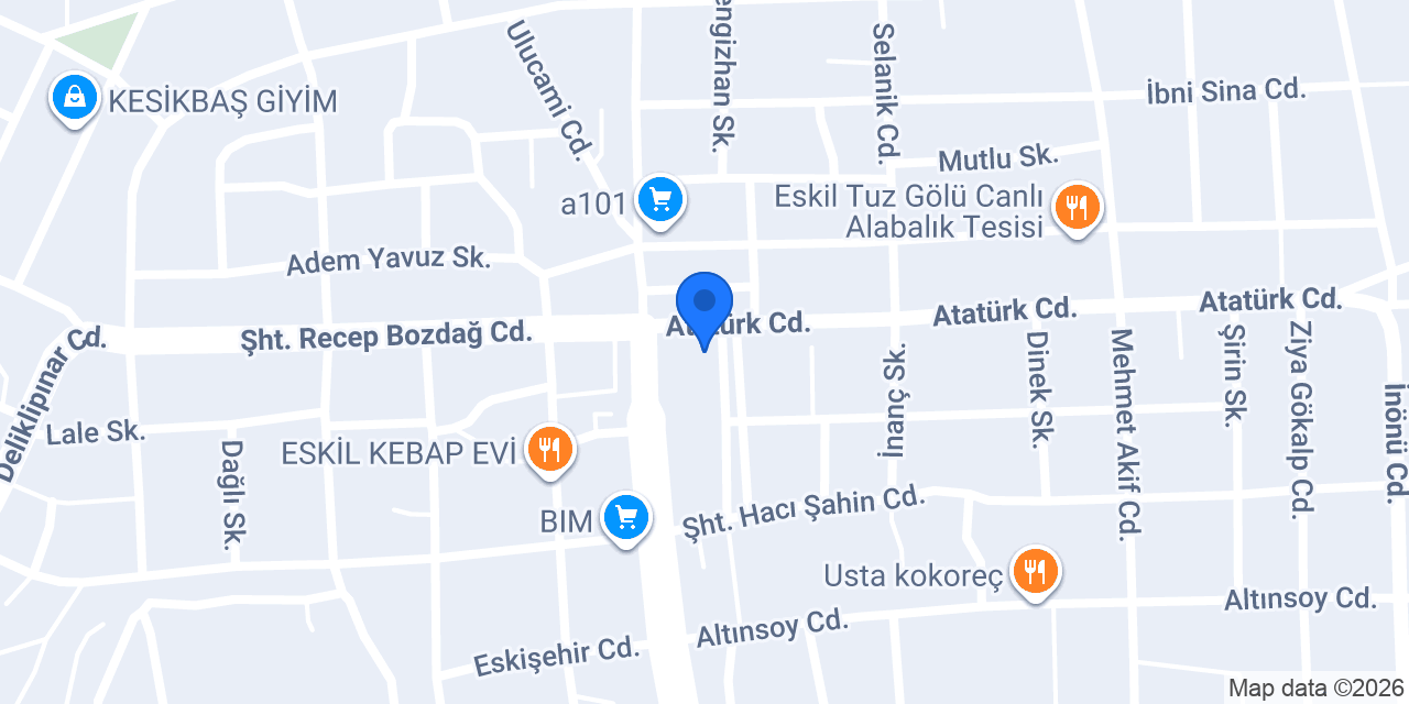 Sena Veteriner Kliniği konumu