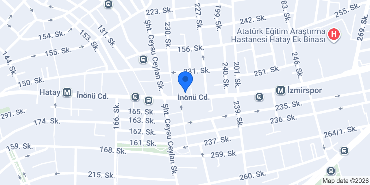 SUBWAY HATAY konumu