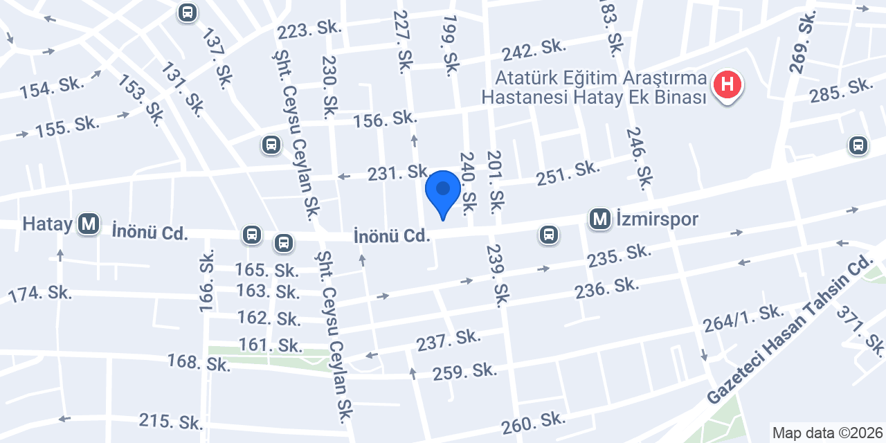 Kuveyt Türk - İzmir Hatay Şubesi konumu