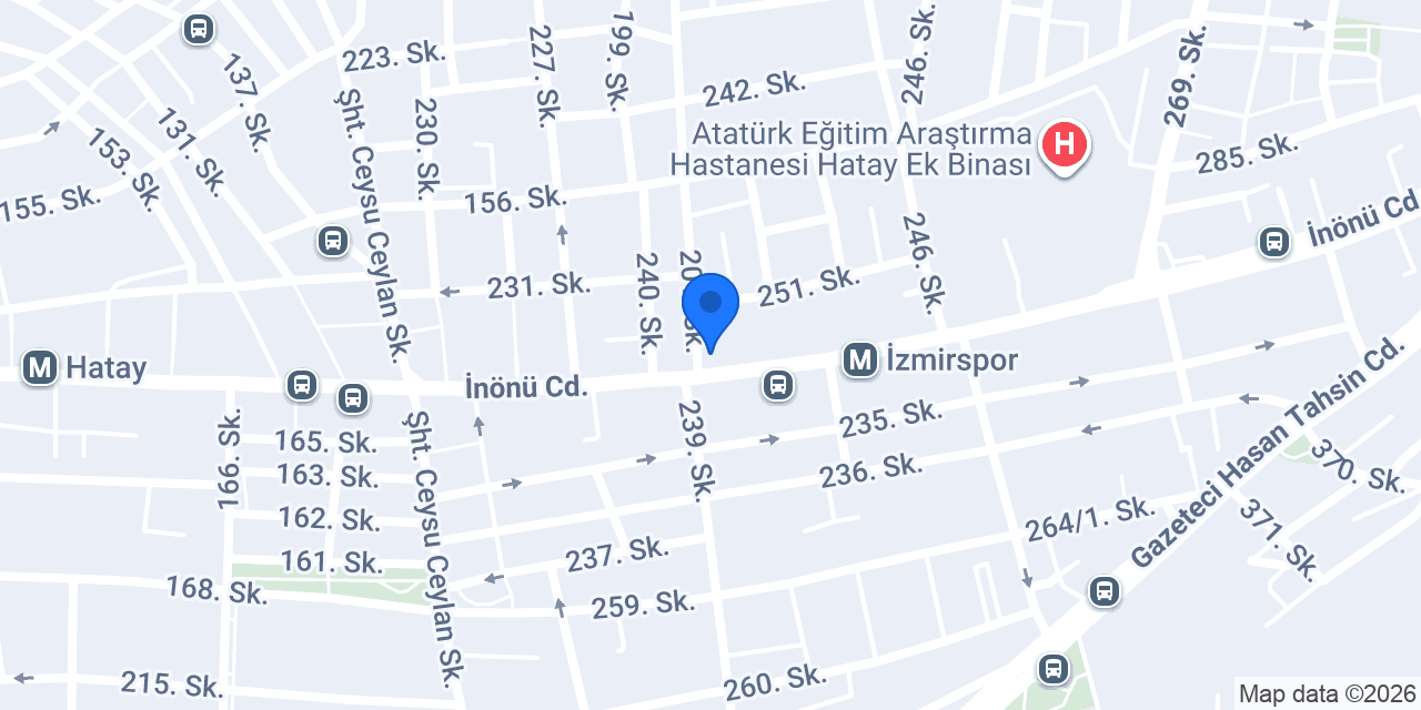 Diş Hekimi Elif Gökçeler konumu