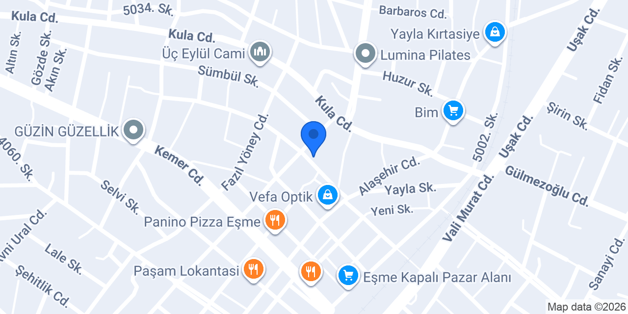 Boztepe Mobilya konumu