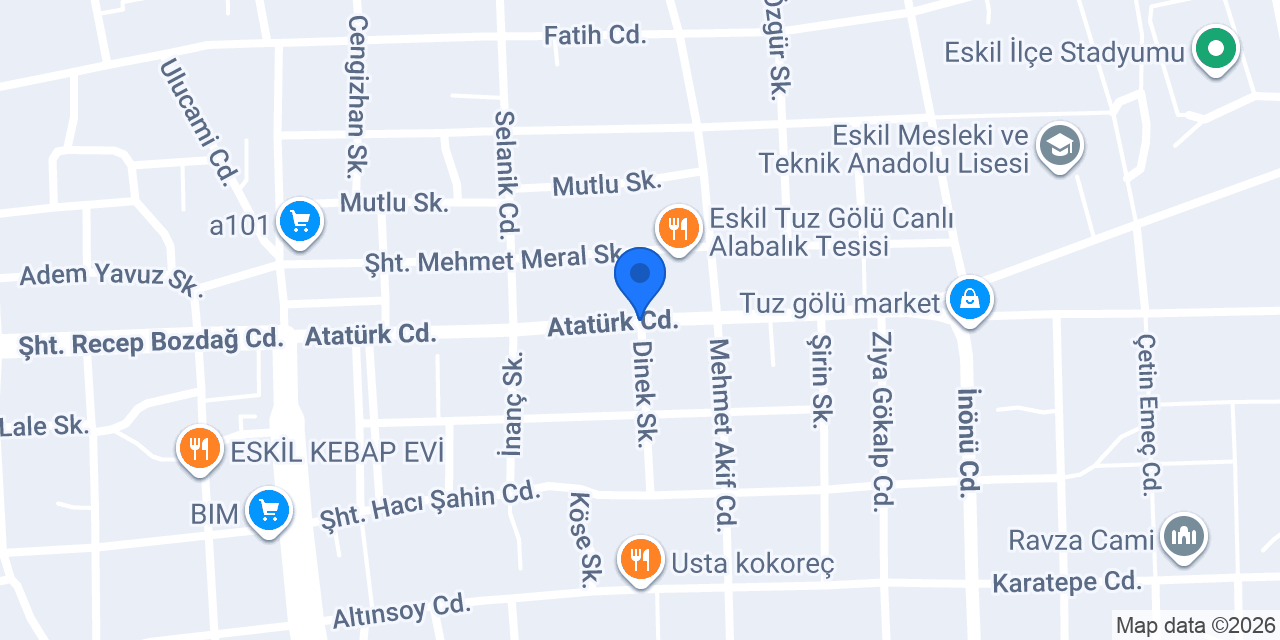 Tapu Müdürlüğü konumu